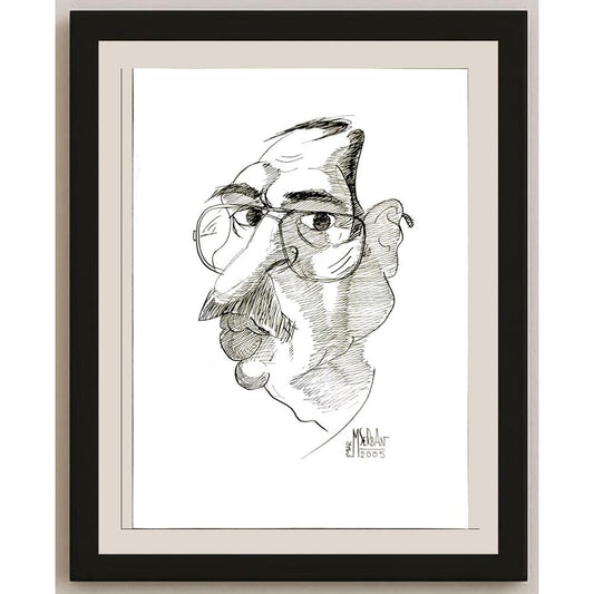Marian Serban 26x19cm Orijinal Karikatür BOD06403