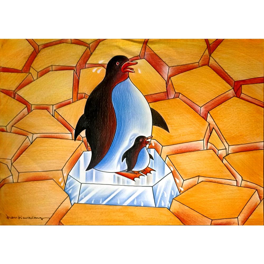 Xiao Qiang Hou 29x21cm Orijinal Karikatür BOD06405