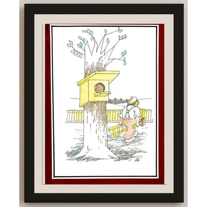 Mihail Ciubotaru 29x21cm Orijinal Karikatür BOD06411