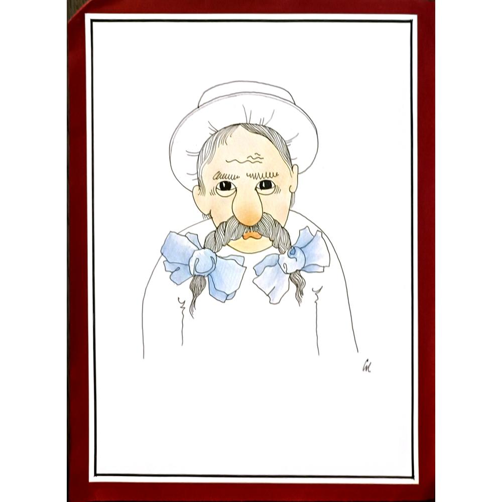 Mihail Ciubotaru 29x21cm Orijinal Karikatür BOD06412