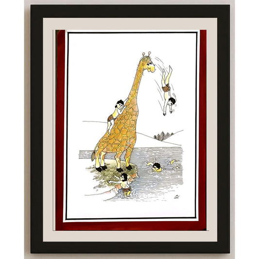 Mihail Ciubotaru 29x21cm Orijinal Karikatür BOD06413