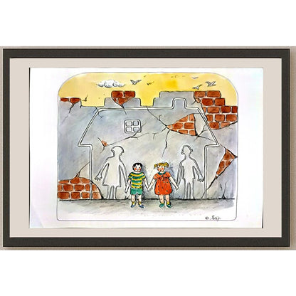 Irina Iosip 29x21cm Orijinal Karikatür BOD06415