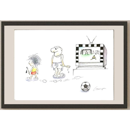 Gai Yu 29x21cm Orijinal Karikatür BOD06419