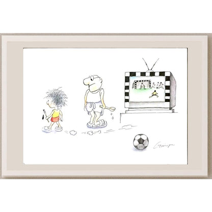 Gai Yu 29x21cm Orijinal Karikatür BOD06419