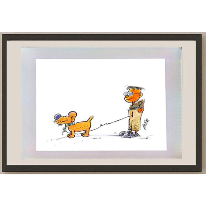 Slobodan Butir 29x21cm Orijinal Karikatür BOD06424
