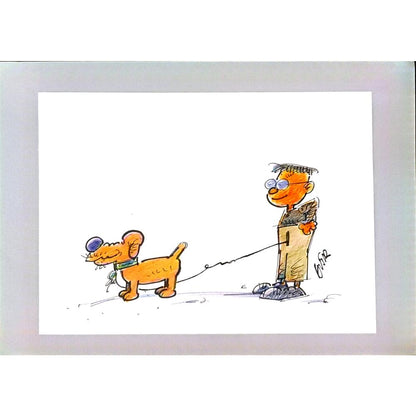 Slobodan Butir 29x21cm Orijinal Karikatür BOD06424