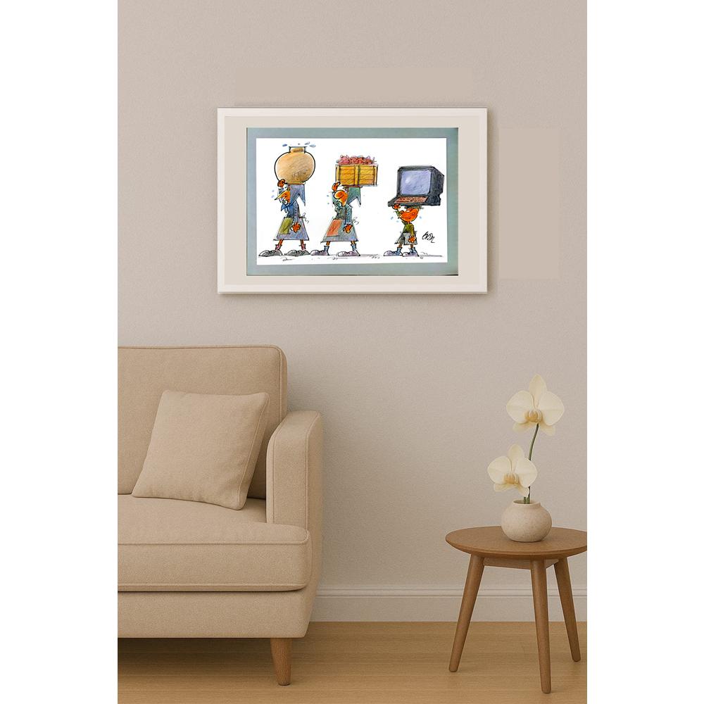 Slobodan Butir 29x21cm Orijinal Karikatür BOD06425