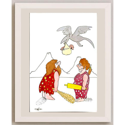 Hamed Nabahat 29x21cm Orijinal Karikatür BOD06432