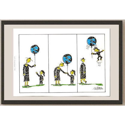Reshad Sultanovic 29x21cm Orijinal Karikatür BOD06435