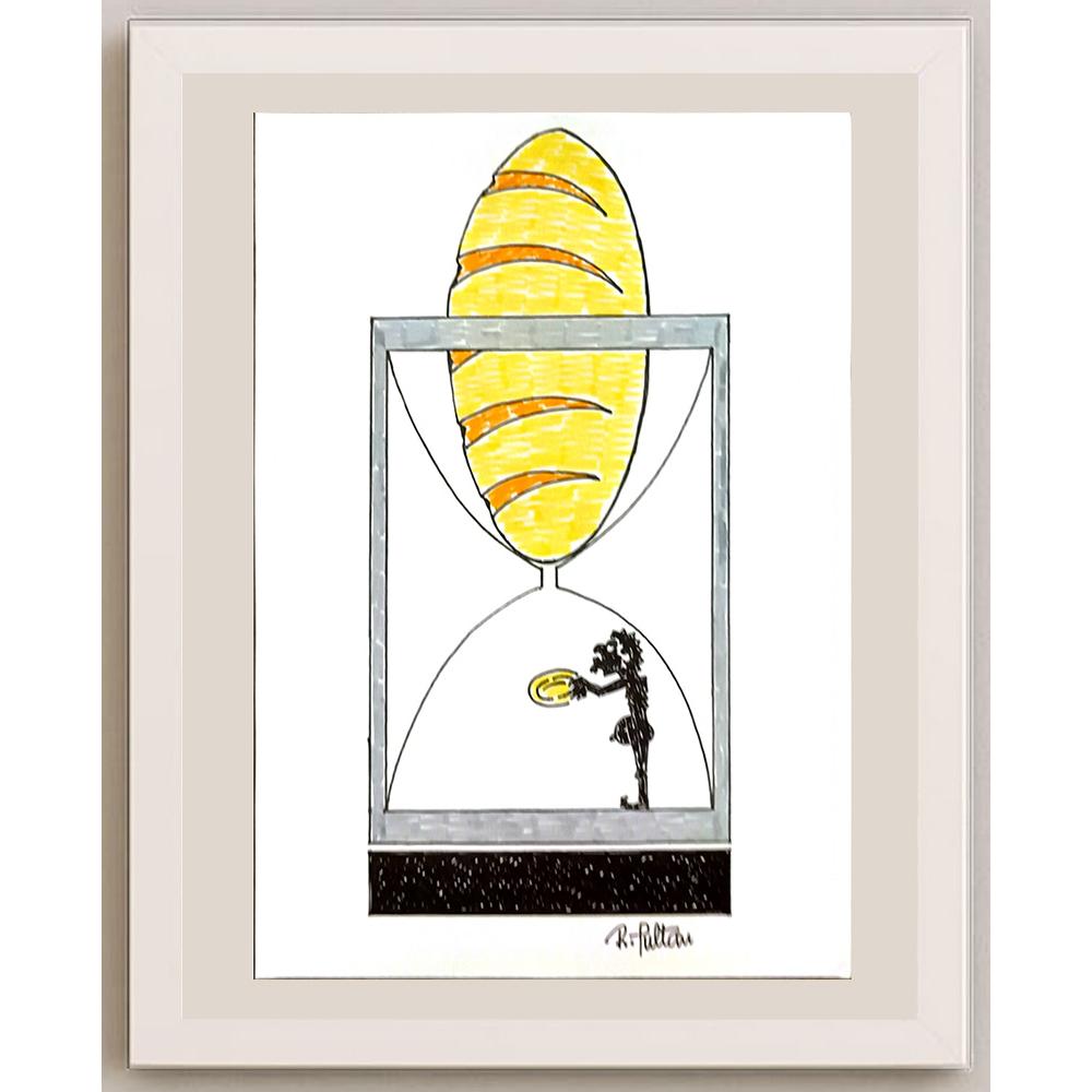 Reshad Sultanovic 29x21cm Orijinal Karikatür BOD06436