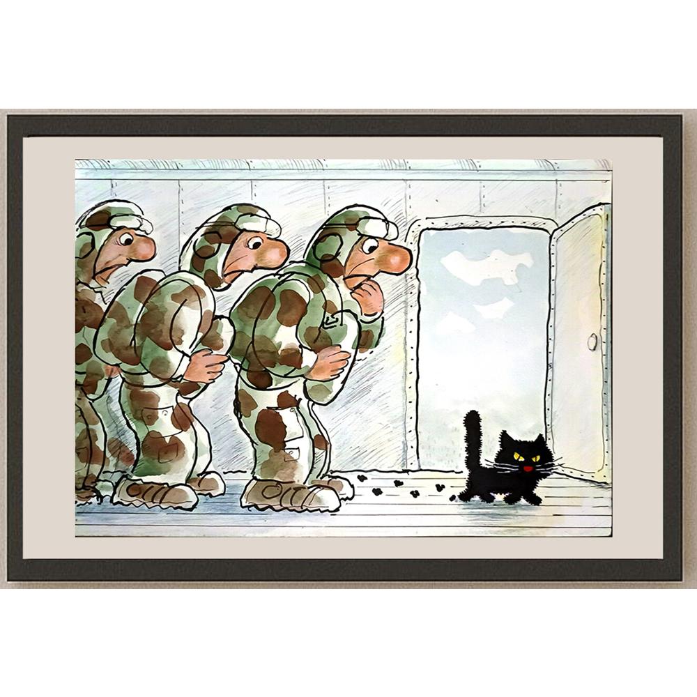 Travia Victor 29x21cm Orijinal Karikatür BOD06437
