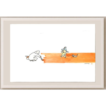 Wu Xi Hong 29x21cm Orijinal Karikatür BOD06446