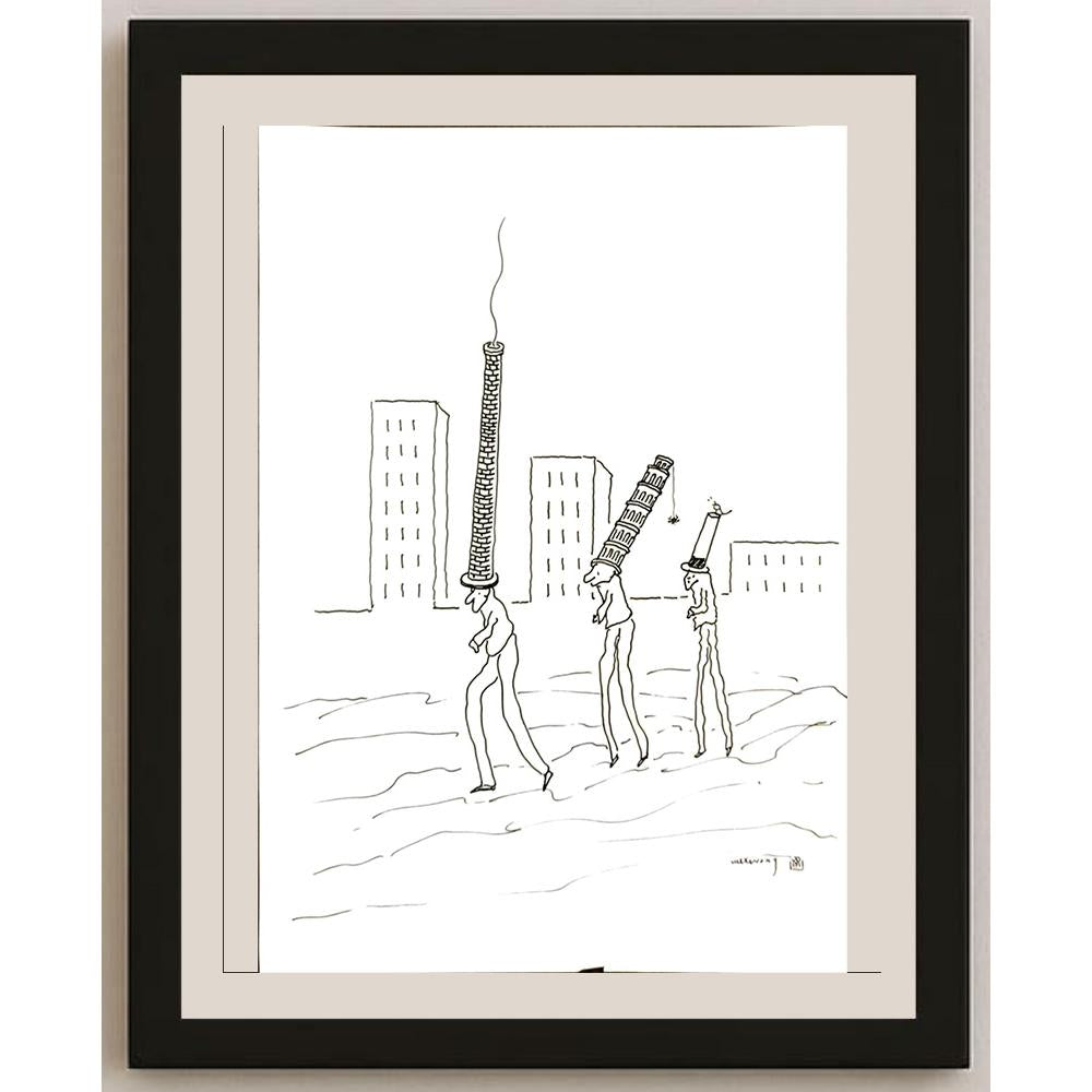 Wu Xi Hong 29x21cm Orijinal Karikatür BOD06448