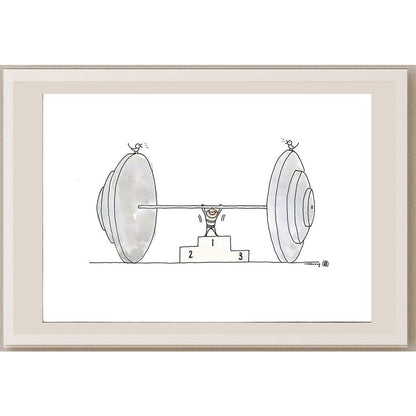 Wu Xi Hong 29x21cm Orijinal Karikatür BOD06449