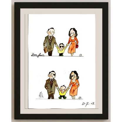Ji Xing Xia 29x21cm Orijinal Karikatür BOD06451