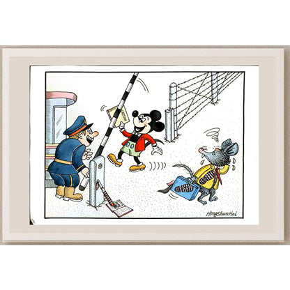 Hong Shun Hai 29x21cm Orijinal Karikatür BOD06455