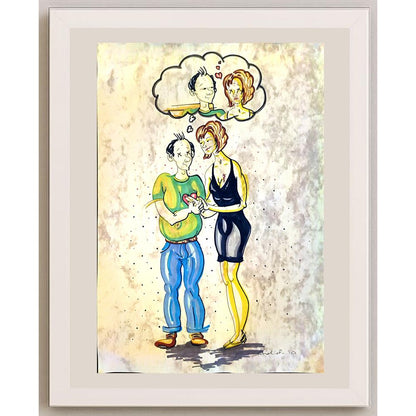 Suna Çelik 38x29cm Orijinal Karikatür BOD06458