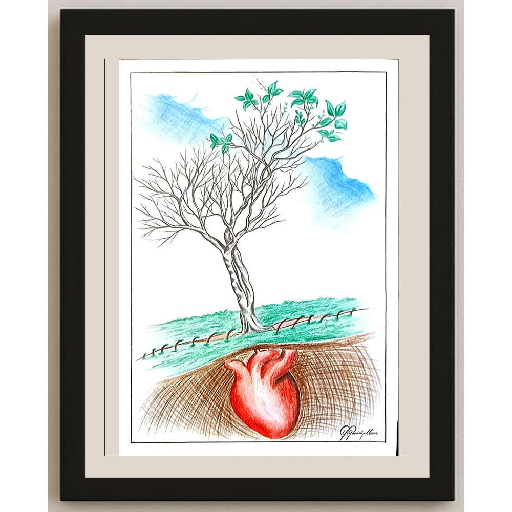 Yıldırım Gazioğlulları 29x21cm Orijinal Karikatür BOD06460