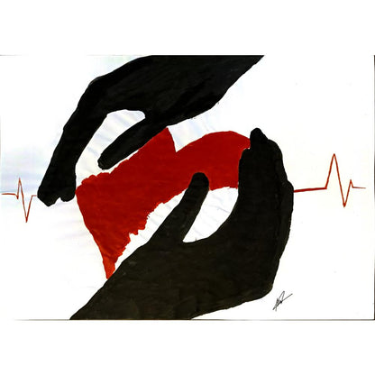 Neslihan Aydın 29x21cm Orijinal Karikatür BOD06470