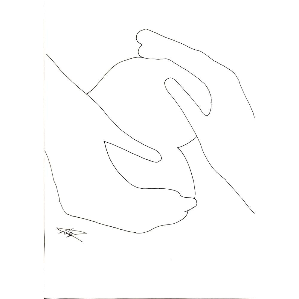Neslihan Aydın 29x21cm Orijinal Karikatür BOD06474