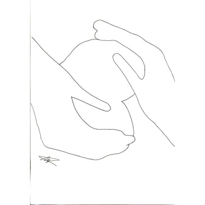 Neslihan Aydın 29x21cm Orijinal Karikatür BOD06474