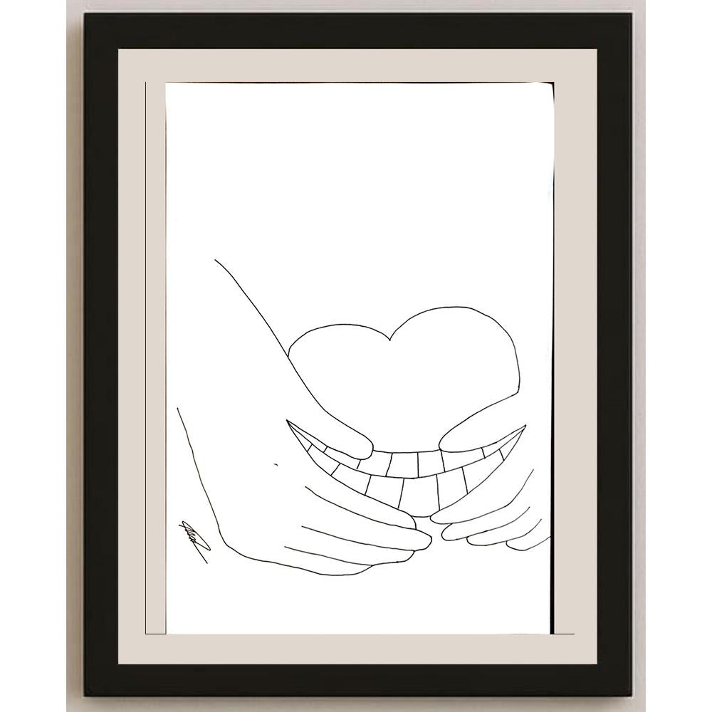 Neslihan Aydın 29x21cm Orijinal Karikatür BOD06475