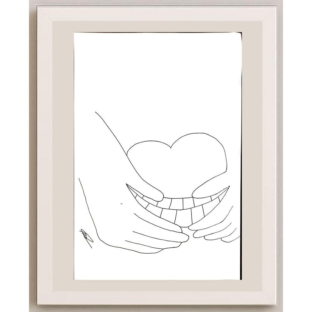 Neslihan Aydın 29x21cm Orijinal Karikatür BOD06475