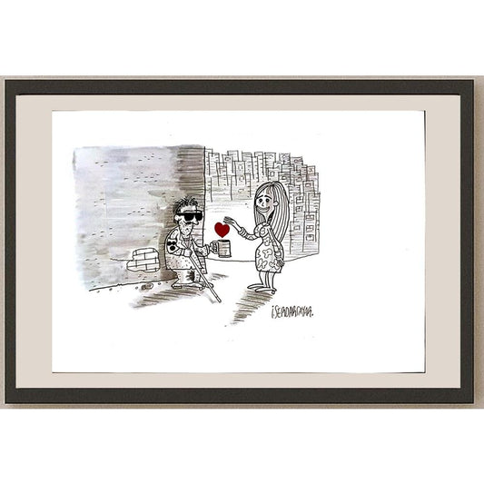 Serdar Sayar 35x25cm Orijinal Karikatür BOD06476