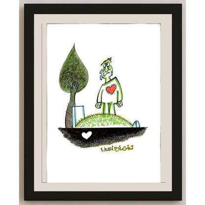 Nuri Bilgin 35x25cm Orijinal Karikatür BOD06480
