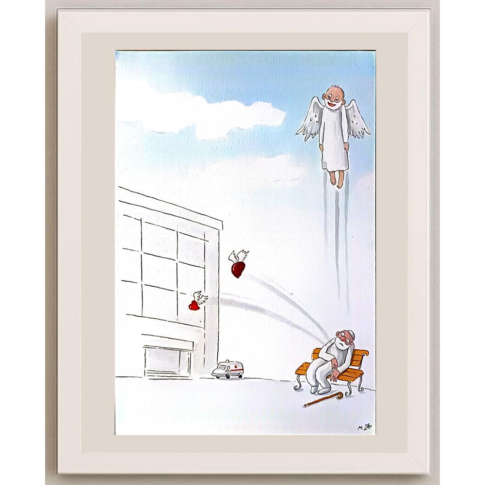 Mehmet Kahraman 29x21cm Orijinal Karikatür BOD06481