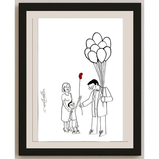 Çiğdem Demir 29x21cm Orijinal Karikatür BOD06485