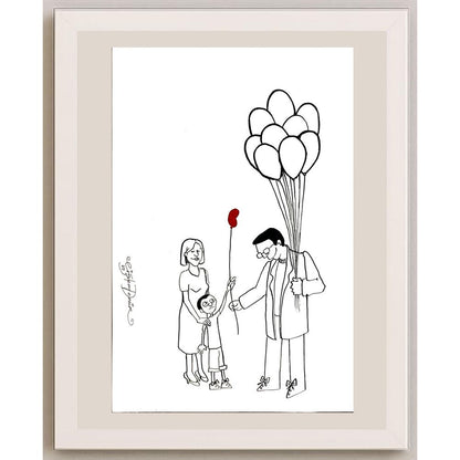 Çiğdem Demir 29x21cm Orijinal Karikatür BOD06485