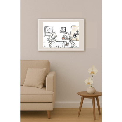 Ege Yarım 29x21cm Orijinal Karikatür BOD06488