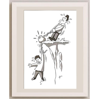 Murat Gürdal Akkoç 29x21cm Orijinal Karikatür BOD06492