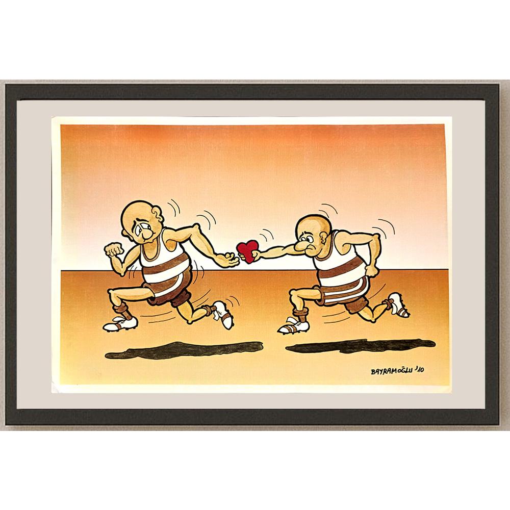Recep Bayramoğlu 43x30cm Orijinal Karikatür BOD06500