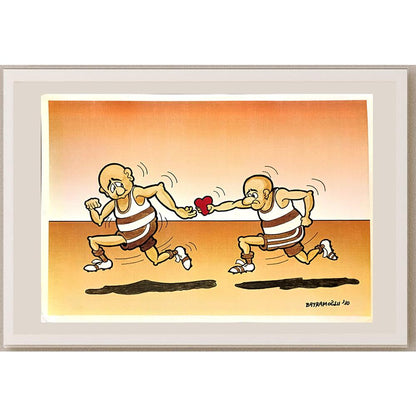 Recep Bayramoğlu 43x30cm Orijinal Karikatür BOD06500