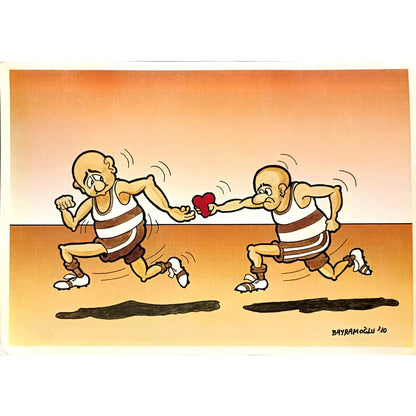 Recep Bayramoğlu 43x30cm Orijinal Karikatür BOD06500