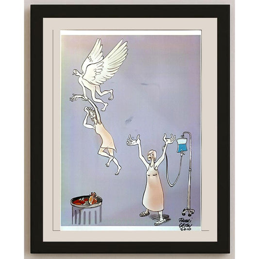 Fahri Çetin 43x30cm Orijinal Karikatür BOD06501