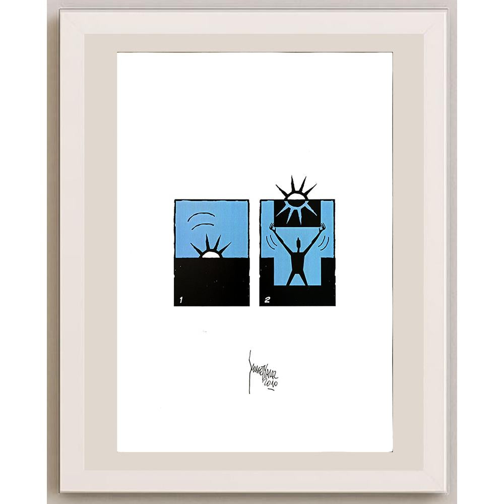 Şevket Yalaz 43x30cm Orijinal Karikatür BOD06507