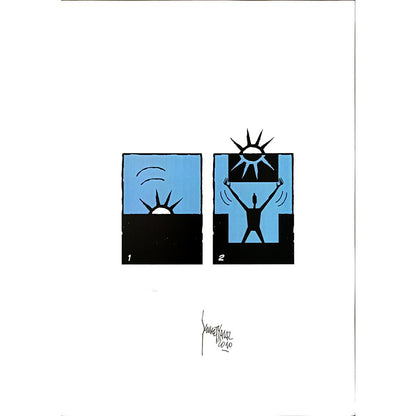 Şevket Yalaz 43x30cm Orijinal Karikatür BOD06507
