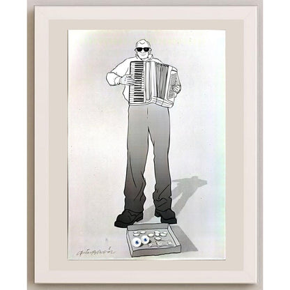 Oktay Bingöl 43x30cm Orijinal Karikatür BOD06509