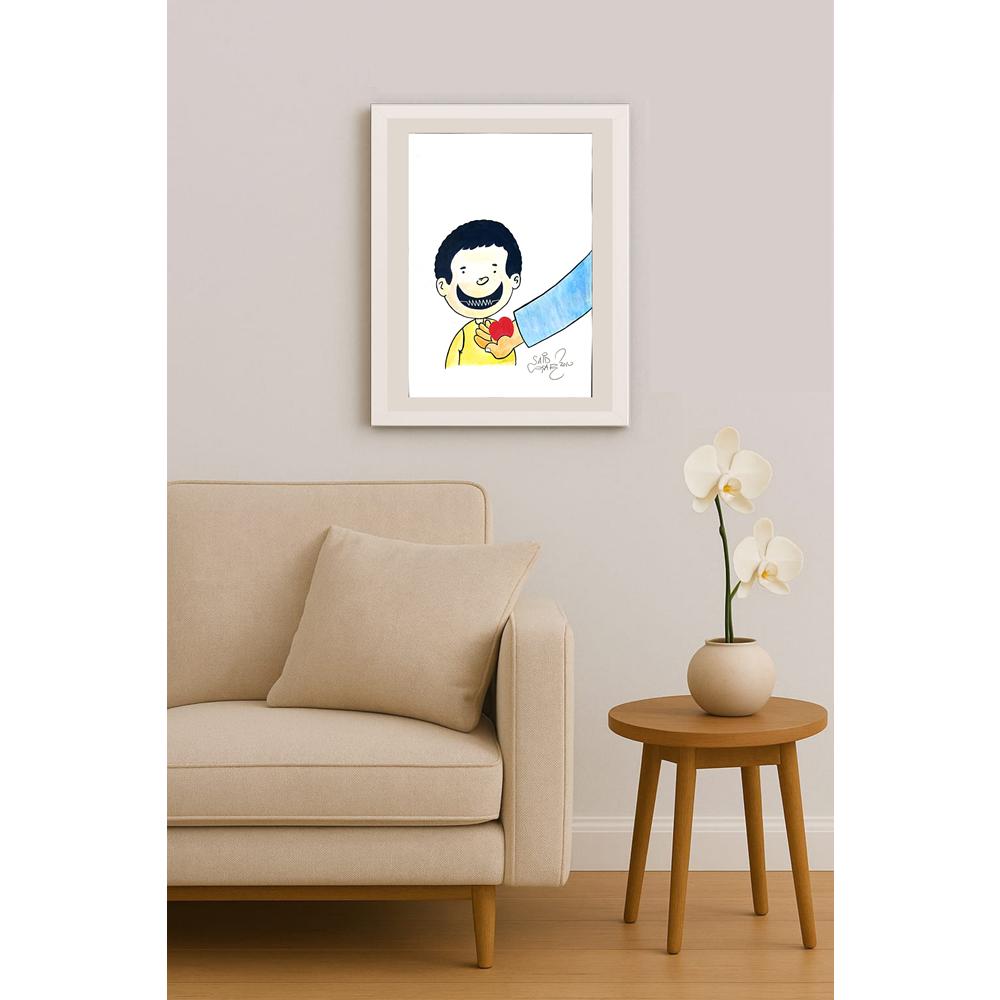 Sait Coşar 21x29cm Orijinal Karikatür BOD06510