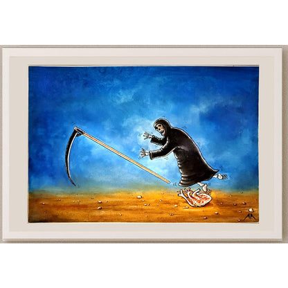 Aşkın Ayrancıoğlu 21x29cm Orijinal Karikatür BOD06511