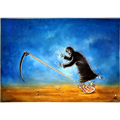 Aşkın Ayrancıoğlu 21x29cm Orijinal Karikatür BOD06511