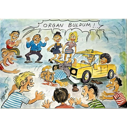 Erbil Işın 29x21cm Orijinal Karikatür BOD06522