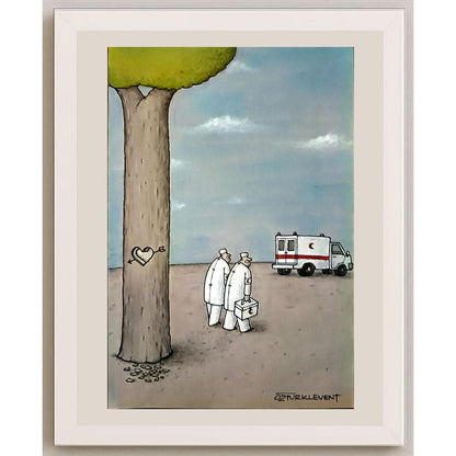 Ahmet Öztürklevent 29x21cm Orijinal Karikatür BOD06523