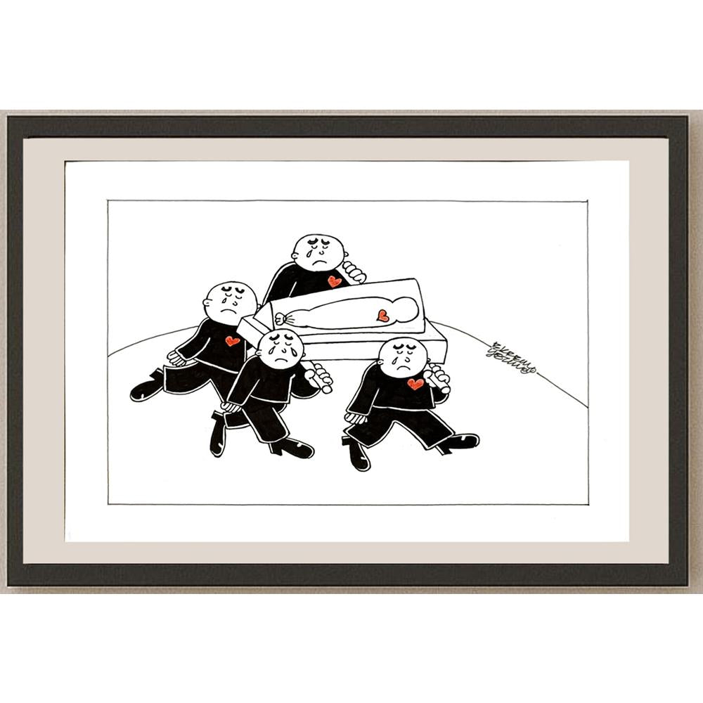 Ekrem Yetim 29x21cm Orijinal Karikatür BOD06525