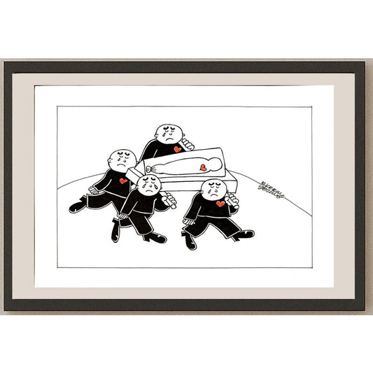 Ekrem Yetim 29x21cm Orijinal Karikatür BOD06525