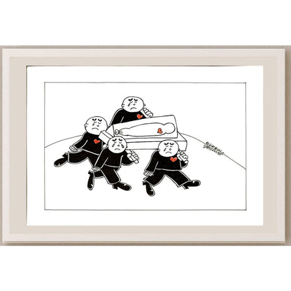 Ekrem Yetim 29x21cm Orijinal Karikatür BOD06525