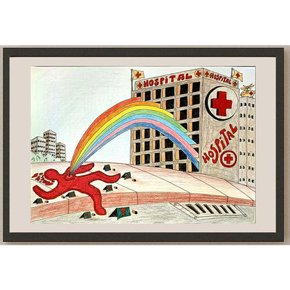 Zafer Dilekçi 35x25cm Orijinal Karikatür BOD06535